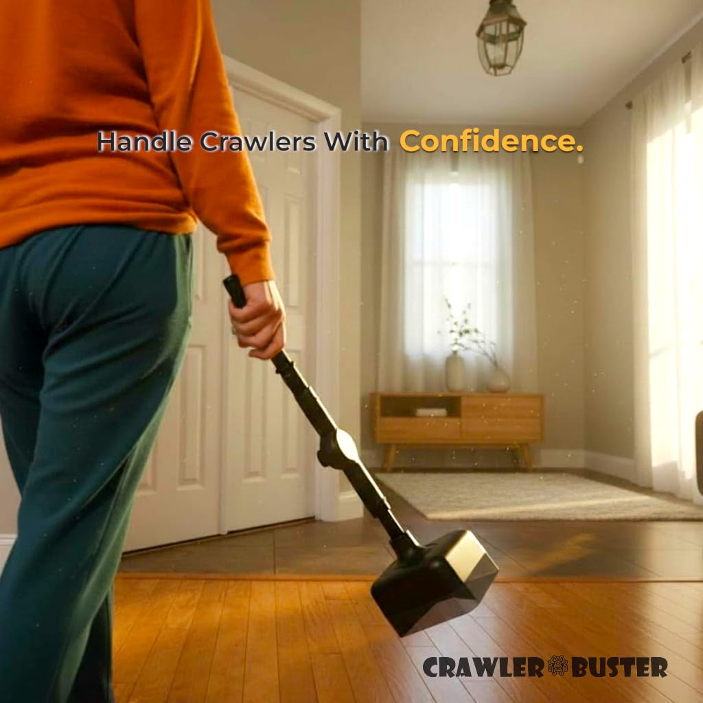 Crawler Buster kid and pet safe design eases worry.
