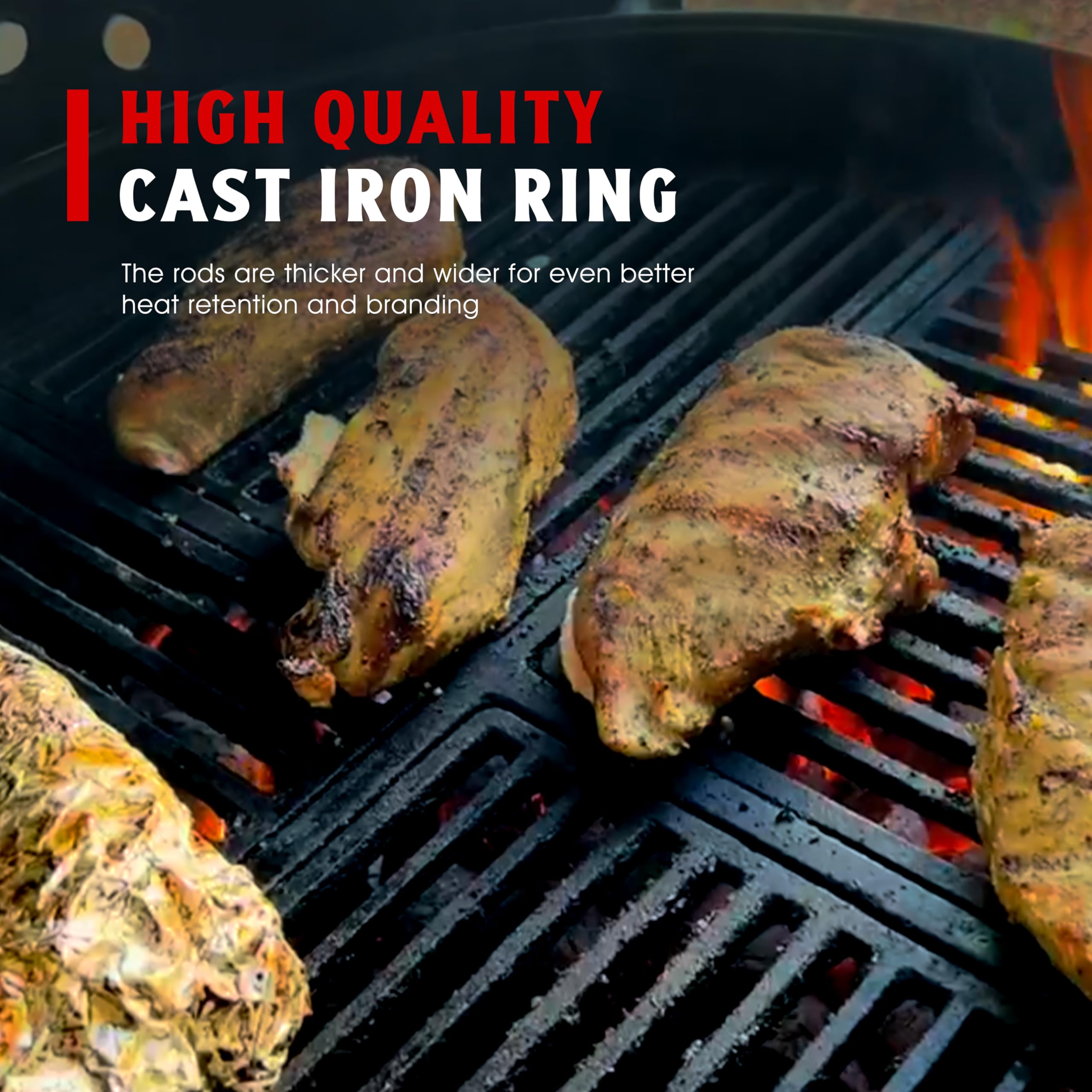 Craycort durable high heat cast iron withstands weather and frequent grilling