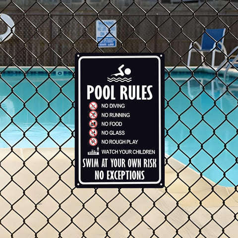CrazySign wall-mount back plate sign for easy fence or wall installation.