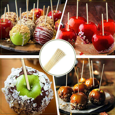 CrazyTerra Corn Dog Sticks 8-inch sturdy skewers for party treats.