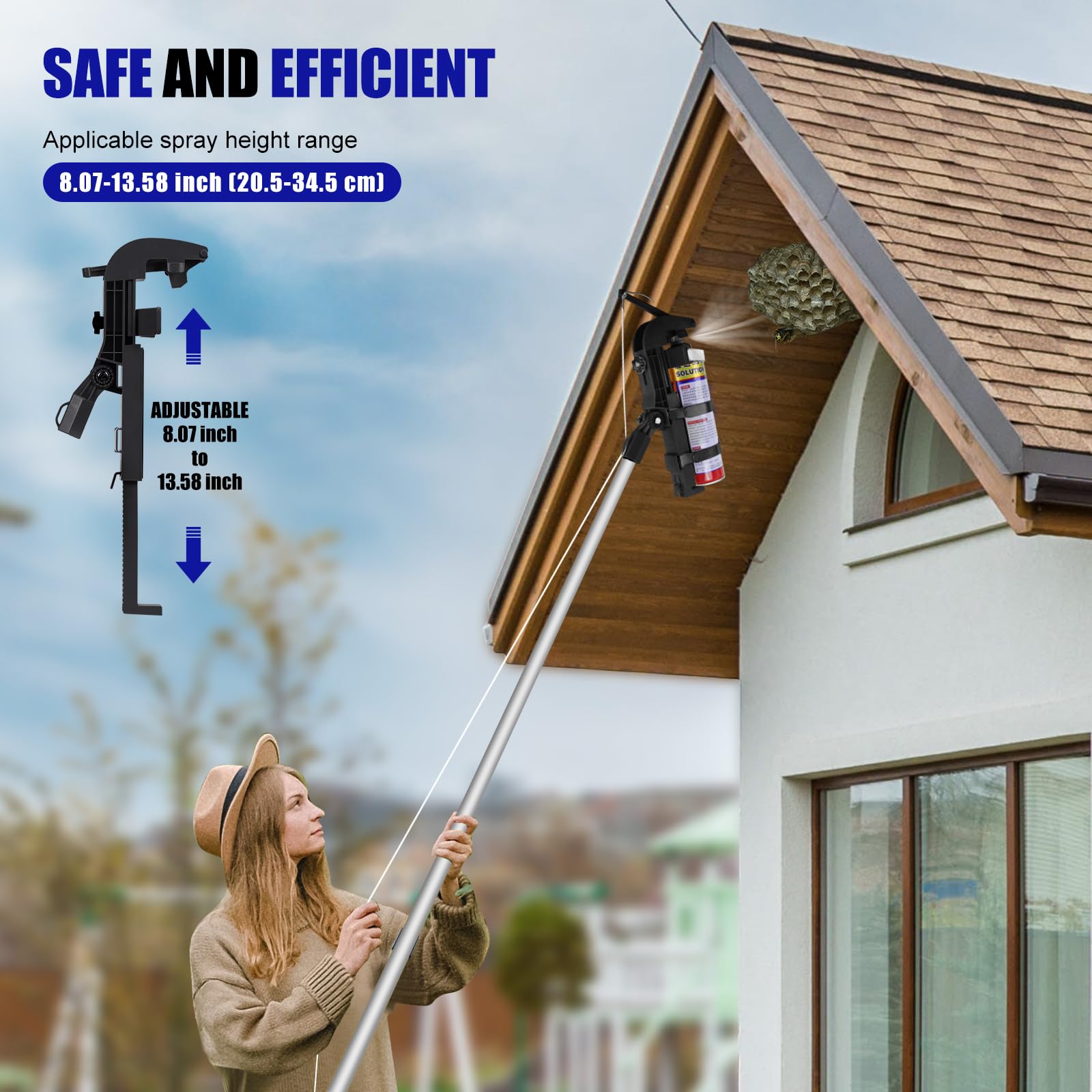 Creative.C adaptor provides stable bracket design for safe, precise spraying.