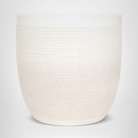 Creative Co-Op 12-inch diameter planter fits standard pot sizes