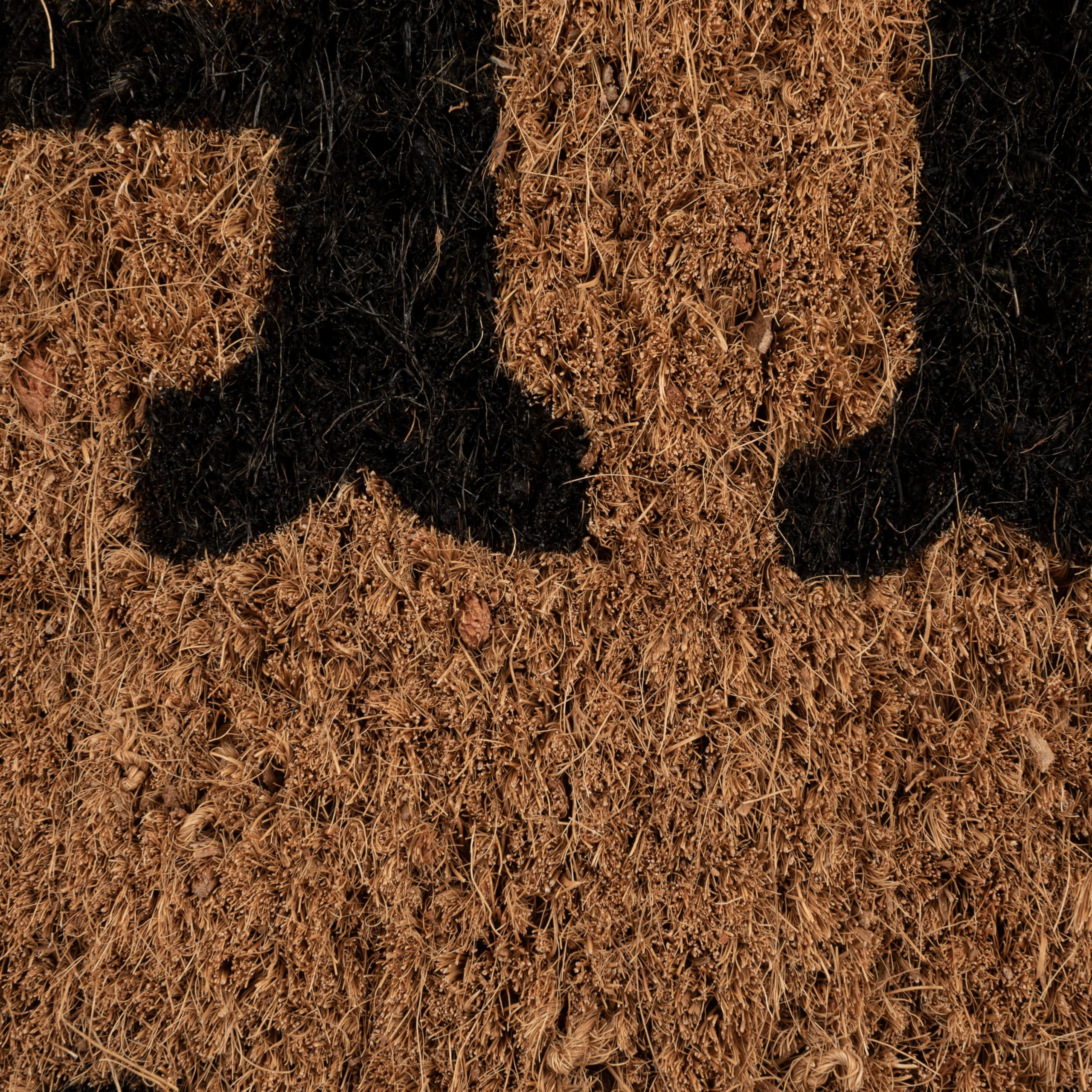 Creative Co-Op Hey Y'all Doormat easy cleaning with vacuum or mild soap.