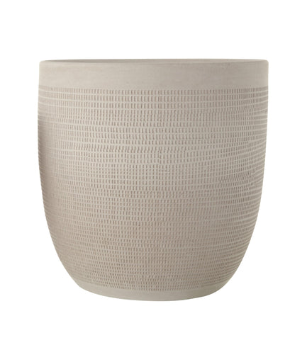 Creative Co-Op planter holds a 10-inch plant for easy greenery