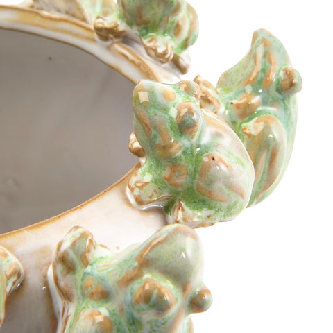 Ideal for kitchen windowsills and shelves as a decorative accent
