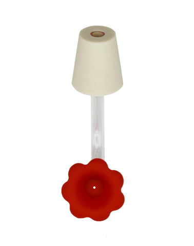Creative Hobbies Floral Tip Feeder Tube side view highlights easy installation potential.