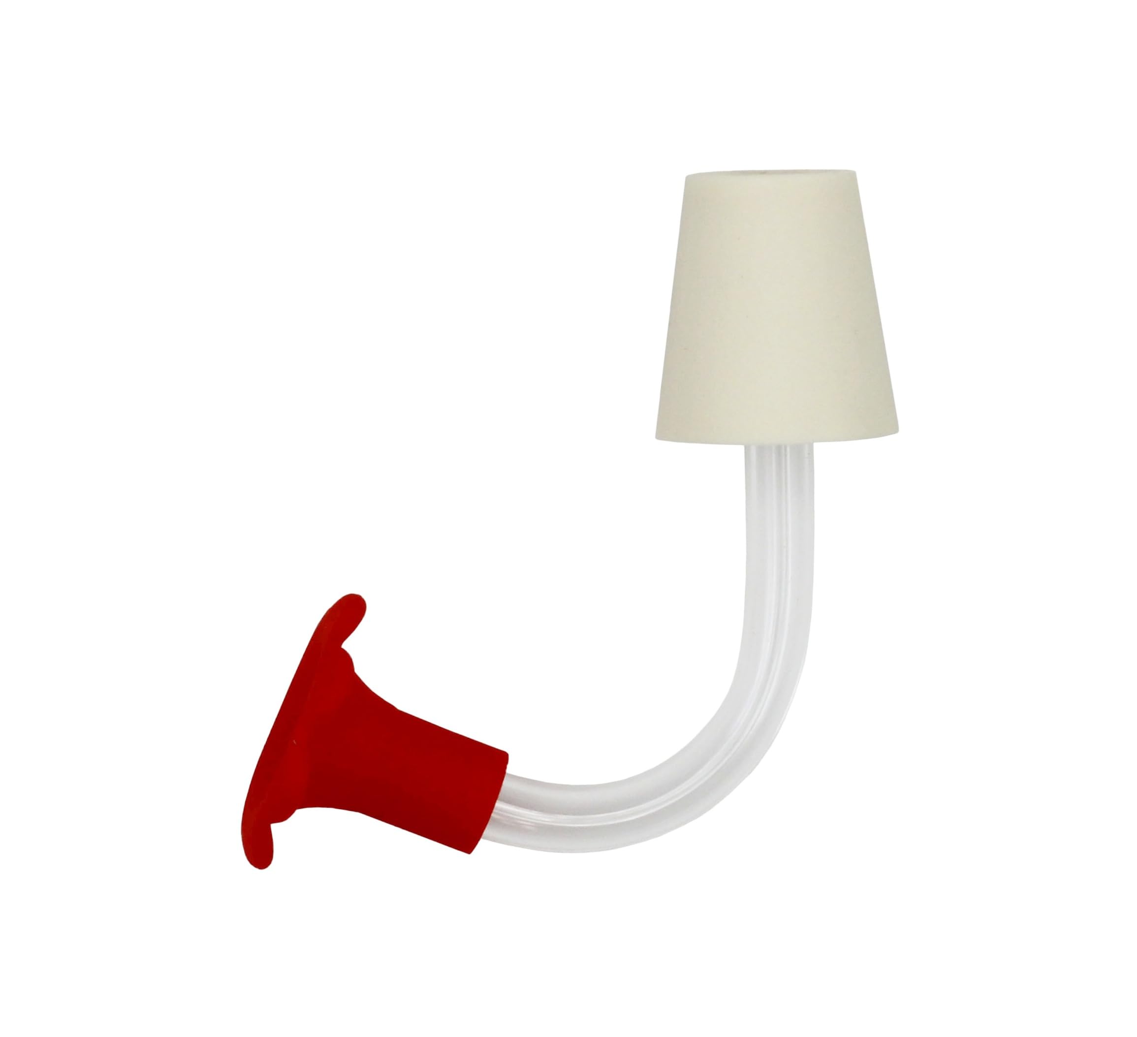 Creative Hobbies Floral Tip Feeder Tube stopper close-up demonstrates secure 1-inch stopper.