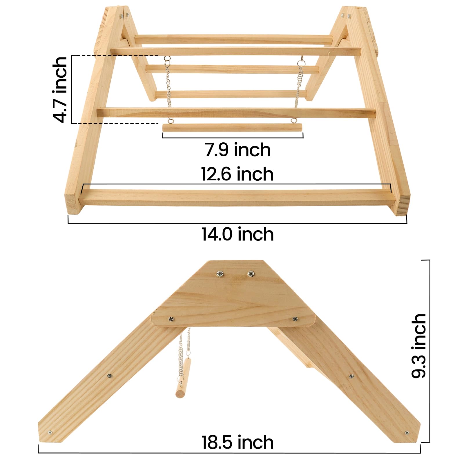 CREDAJUVEE chick roosting bar coop: versatile accessory for multiple bird sizes.