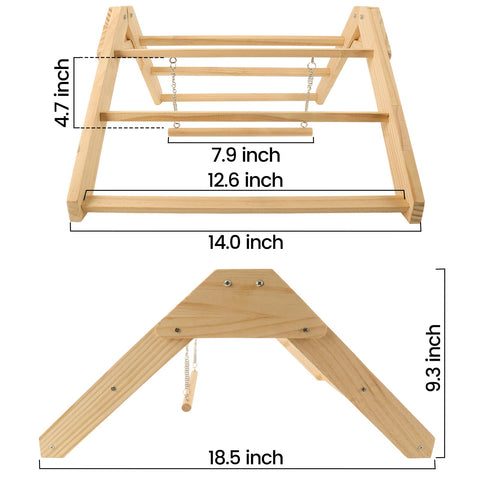 CREDAJUVEE chick roosting bar coop: versatile accessory for multiple bird sizes.