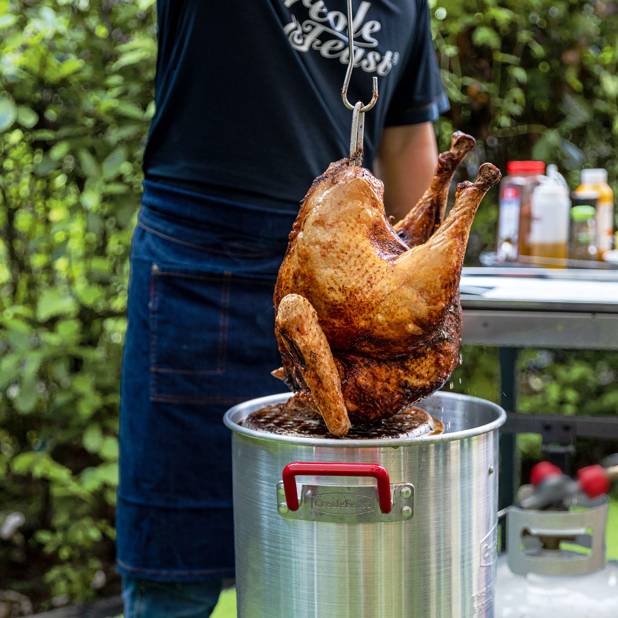 Creole Feast TFS3000L outdoor cooking scene ready for gatherings.