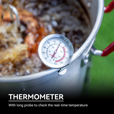 Creole Feast TFS3000L propane burner delivers high heat quickly.