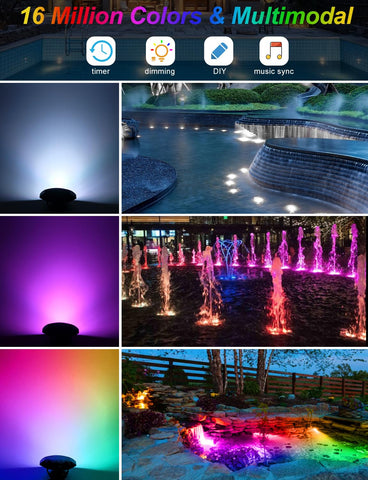 CREPOW waterproof LED spotlight delivers bright, durable pool lighting