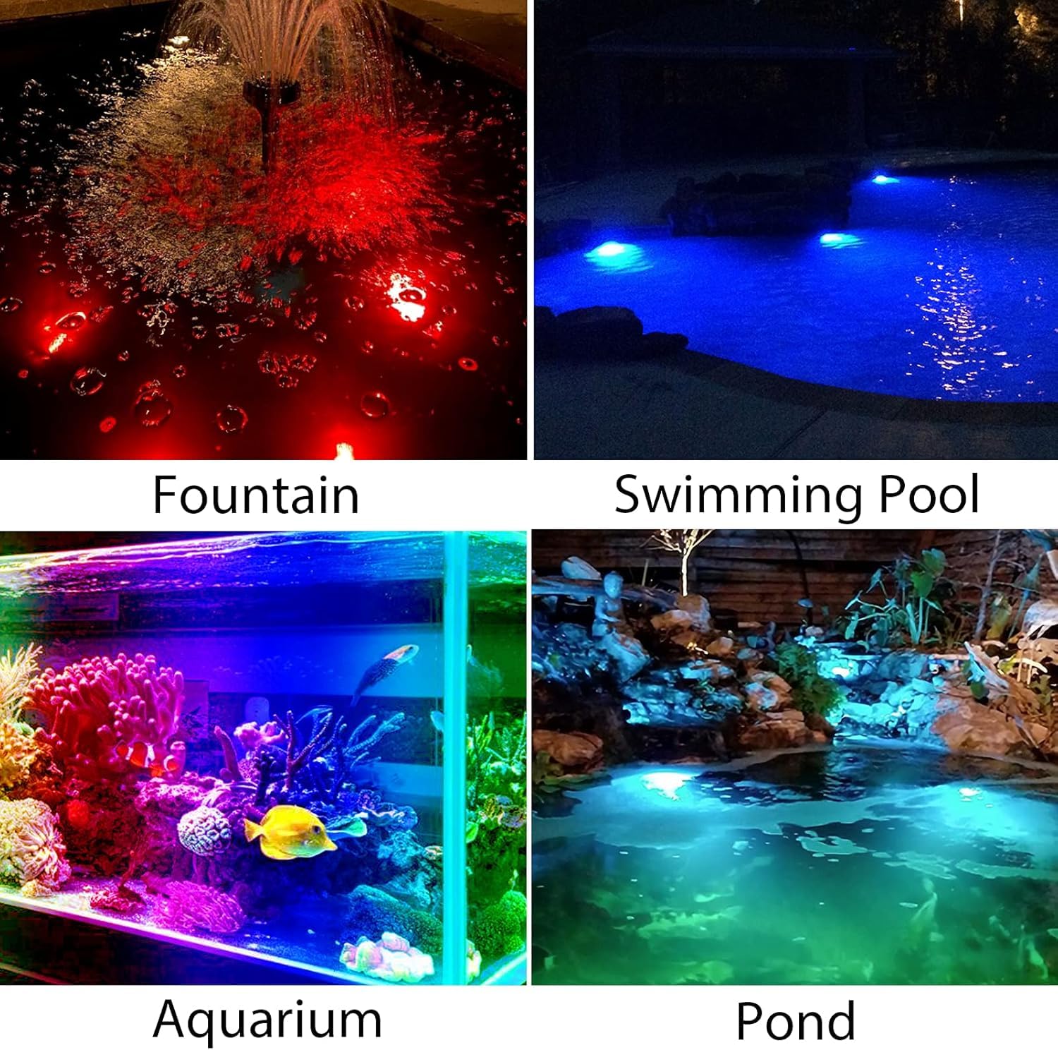 CREPOW underwater light with IP68 protection for reliable outdoor use.