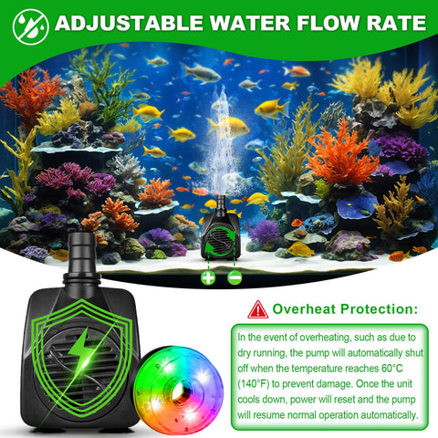 CREPOW water oxygenation keeps water moving for healthier aquatic life
