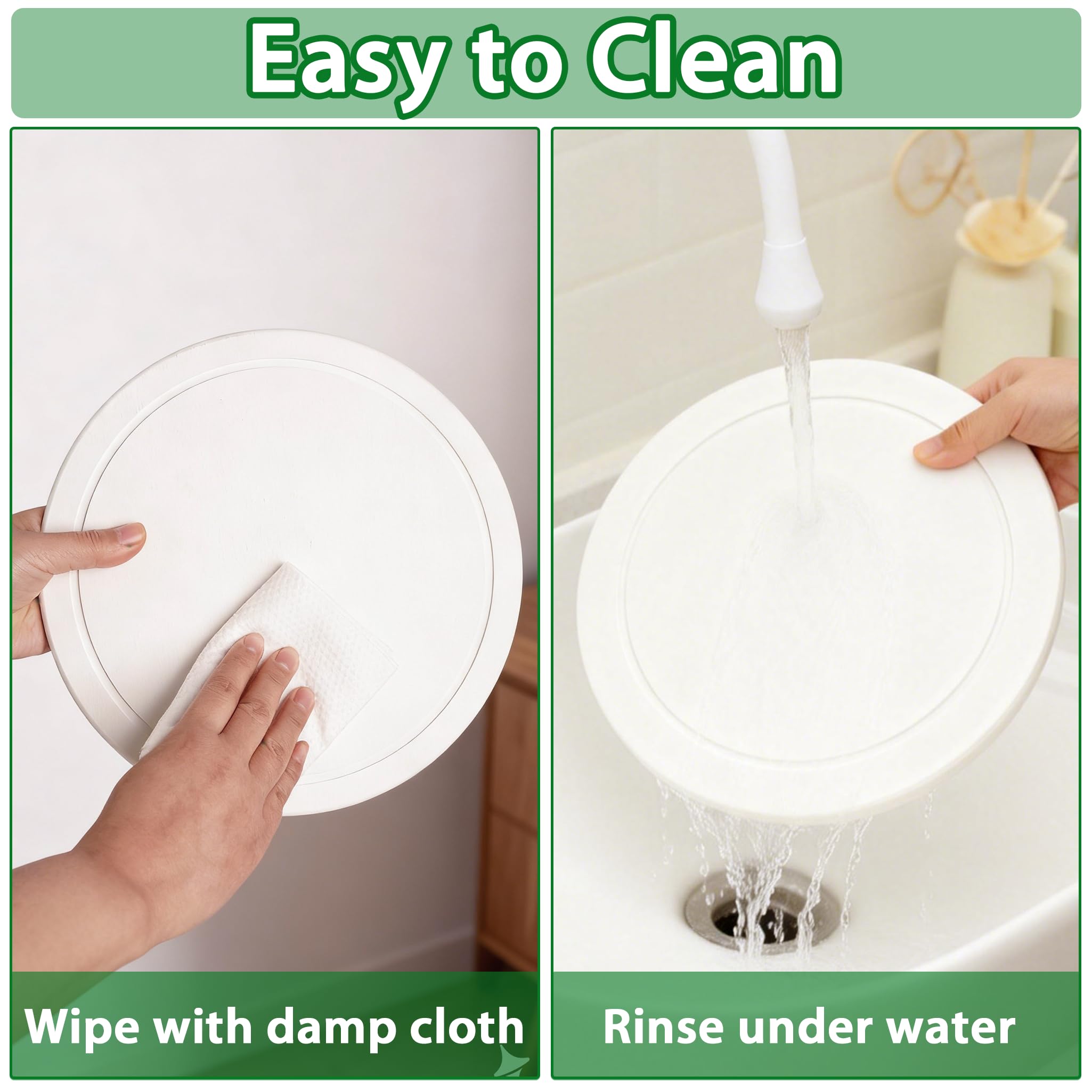 Easy-clean design of Creproly planter saucer for quick rinse