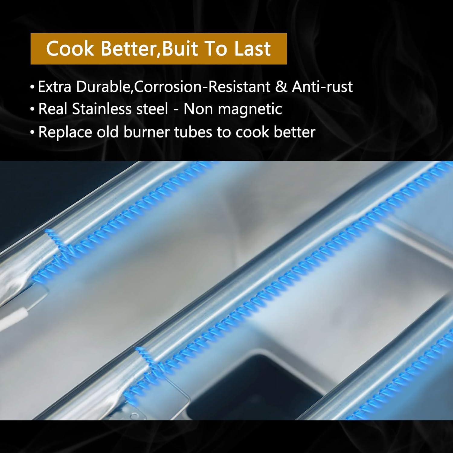 Criditpid burner tubes for BHG 720-0783H deliver consistent heat across grates