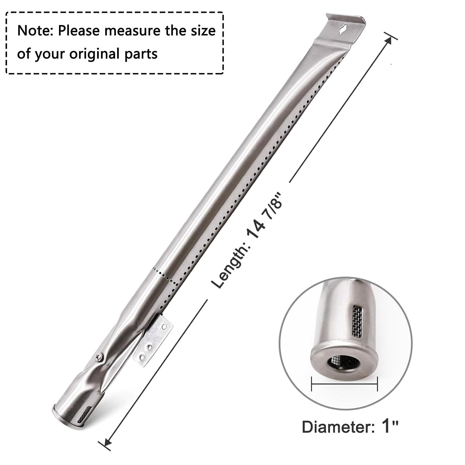 Criditpid burner tubes for Nexgrill 720-0830A ensure durable replacement and steady flames