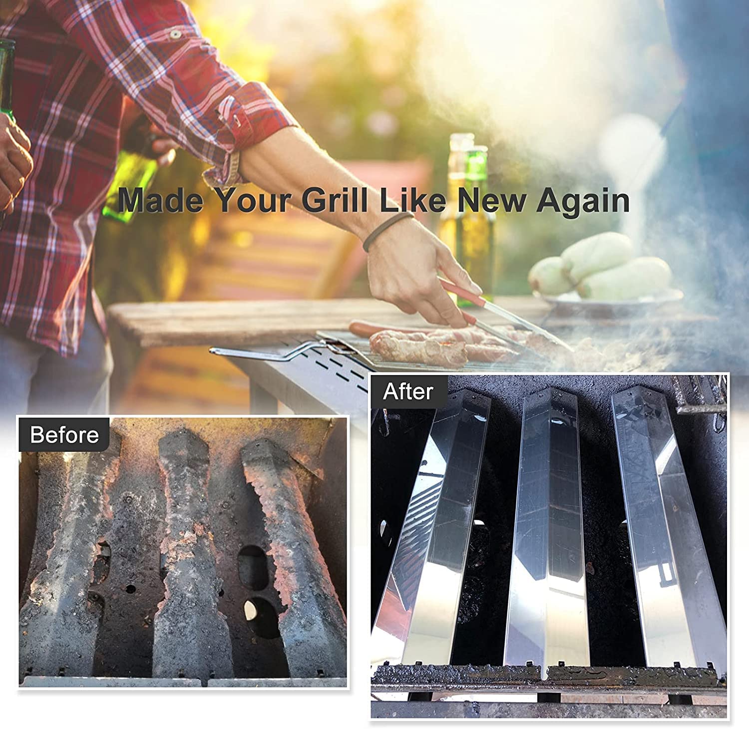 Criditpid Chargriller assembly close-up showing precise fit
