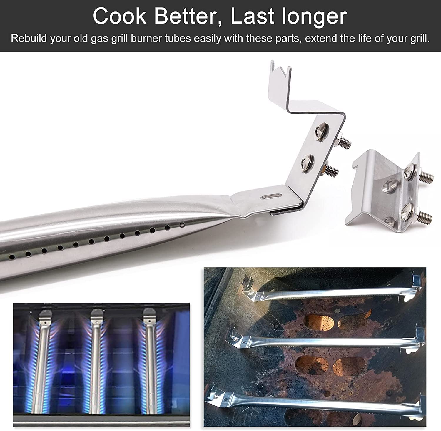 Criditpid Chargriller hanger brackets simplify installation and secure components