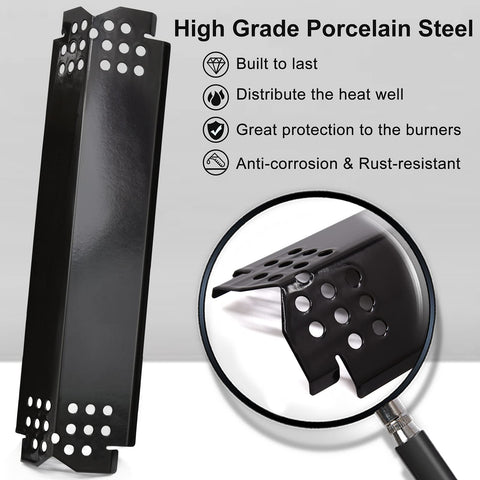 Criditpid five-pack heat plates for Nexgrill 5 burner setups