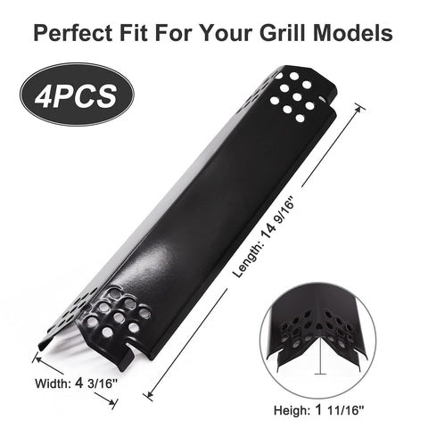 Criditpid grill heat plate for Nexgrill 720-0888N; protects burners while flavor blooms.