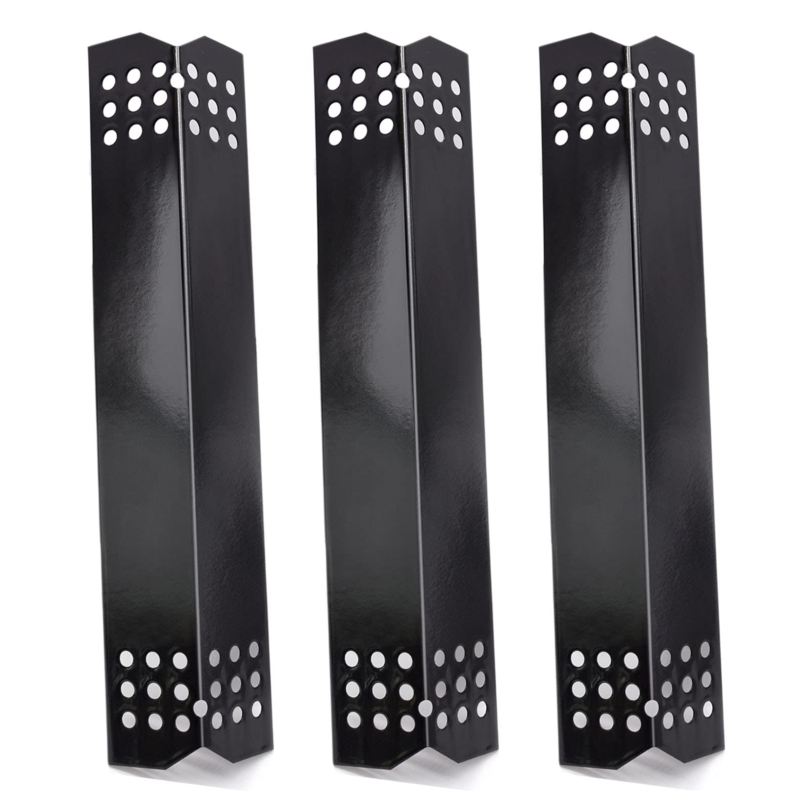 Criditpid grill heat plate shield, front view, designed for even heating.