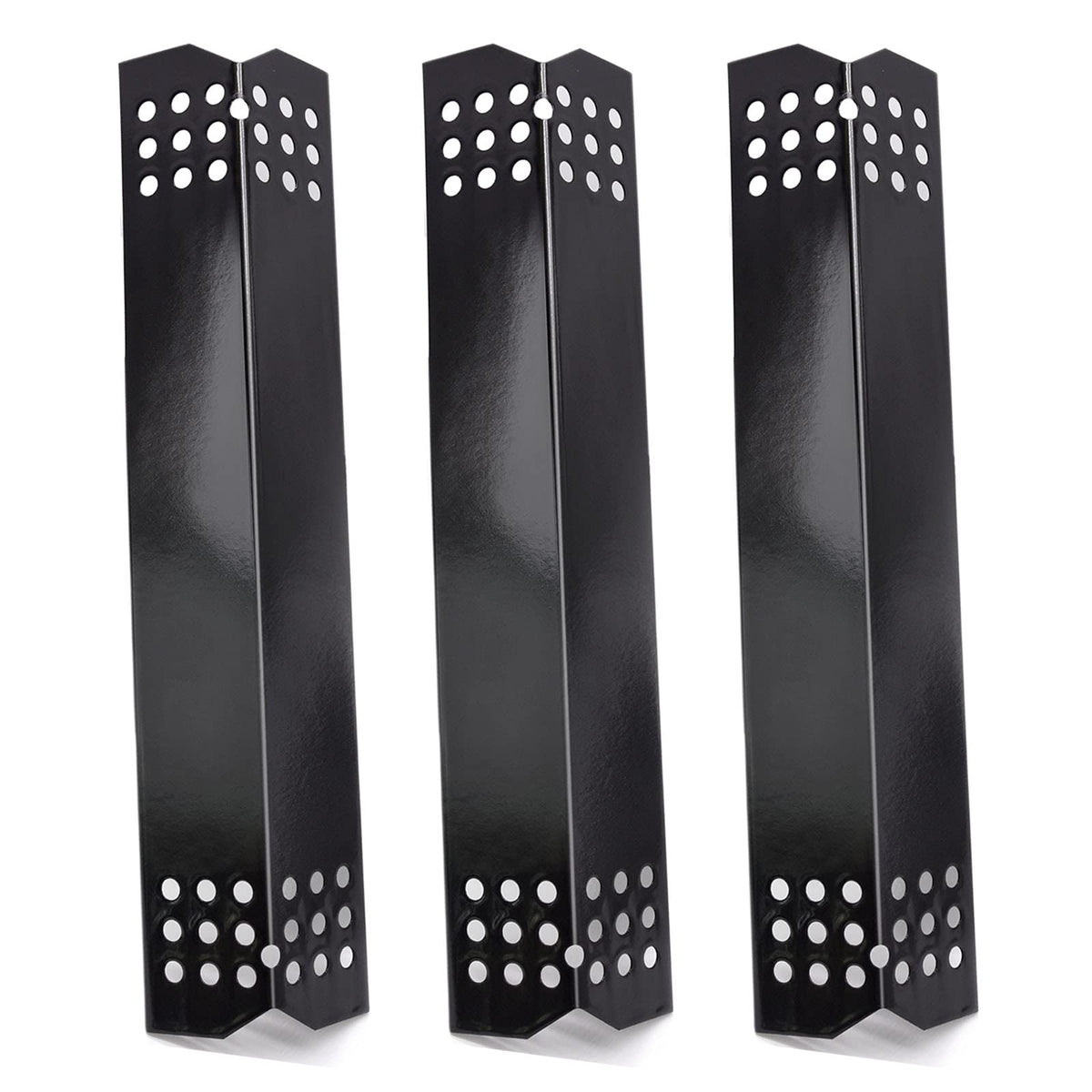 Criditpid grill heat plate shield, front view, designed for even heating.