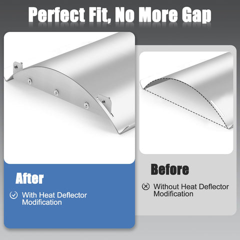 Criditpid heat deflector fit for Charleston Combo model