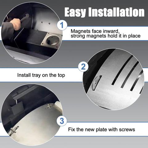 Criditpid magnetic mounting and screw installation demo