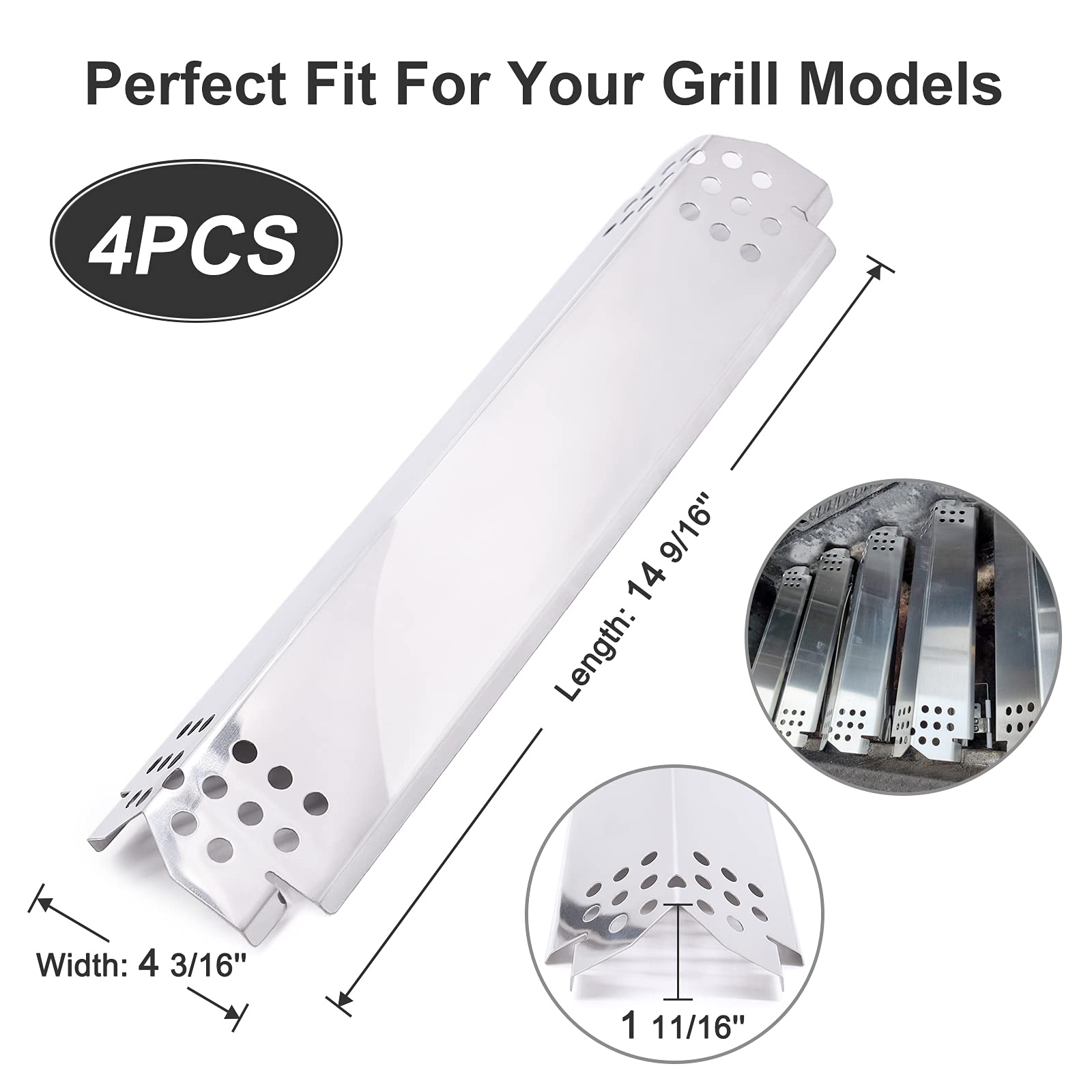 Criditpid heat plate for Nexgrill 720-0864 delivers steady temperatures across cooking zones