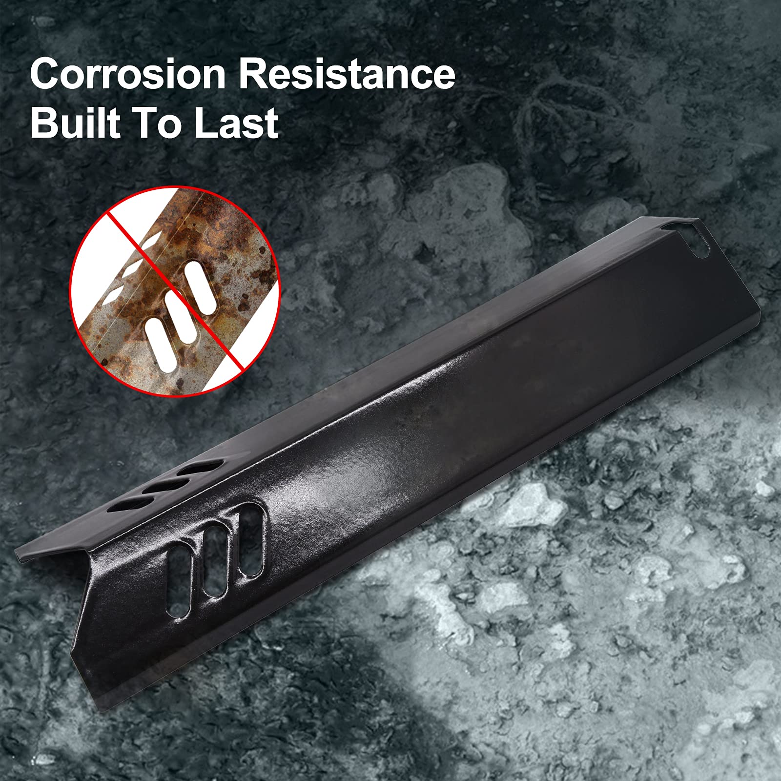 Criditpid porcelain steel heat shields offer rust resistance and high-temperature durability.
