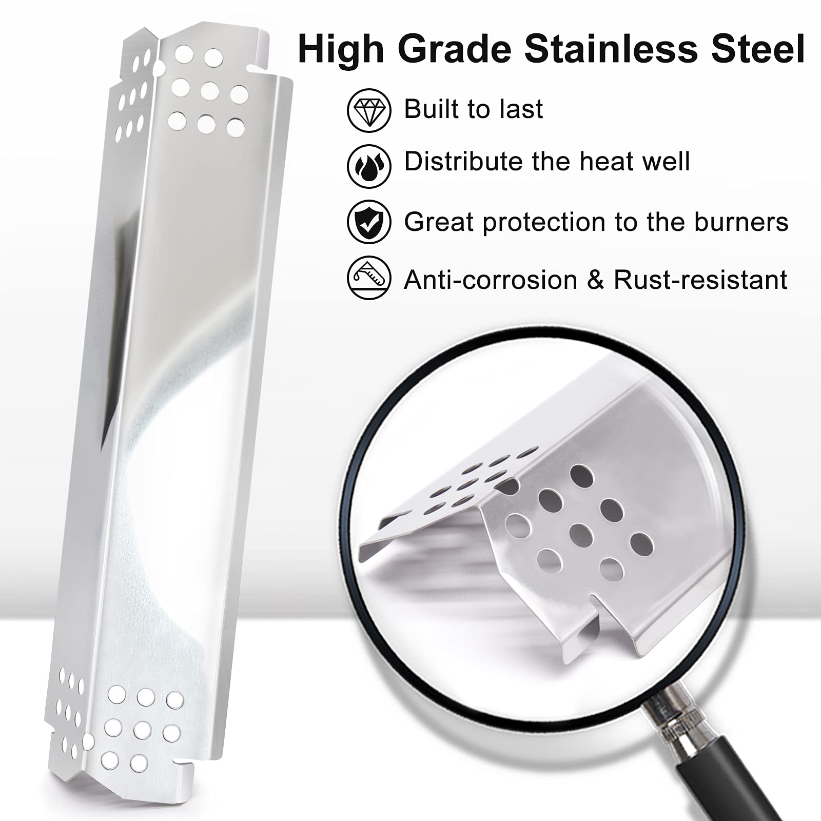 Criditpid heat tent for Nexgrill 720-0896B shields burners and reduces drippings