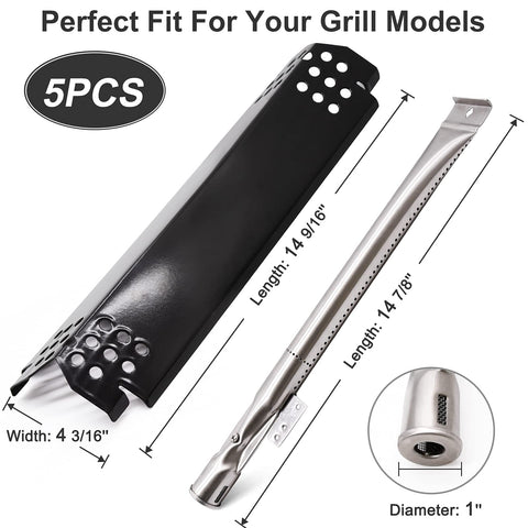 Criditpid burner tube replaces worn stainless steel tubes for reliable flame.