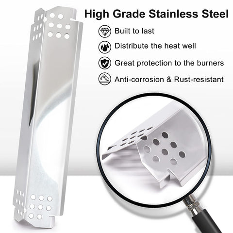 Criditpid flame-tamer stainless steel design resists corrosion.