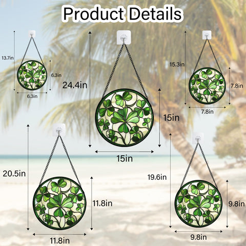 CRISGIF sun catcher uses UV printing for vibrant, eye-catching color.