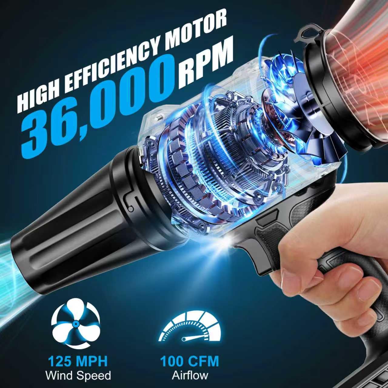 Crivnhar brushless motor delivers high thrust with cooler operation.