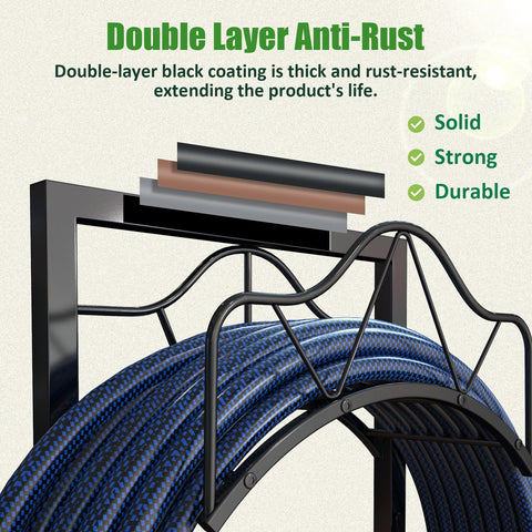 Crixny rust-resistant finish protects the rack from moisture and sun exposure.