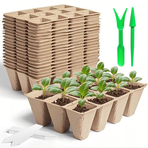 CRNHIGY 240-cell seed pots 20-pack ready for efficient seed starting and transplanting
