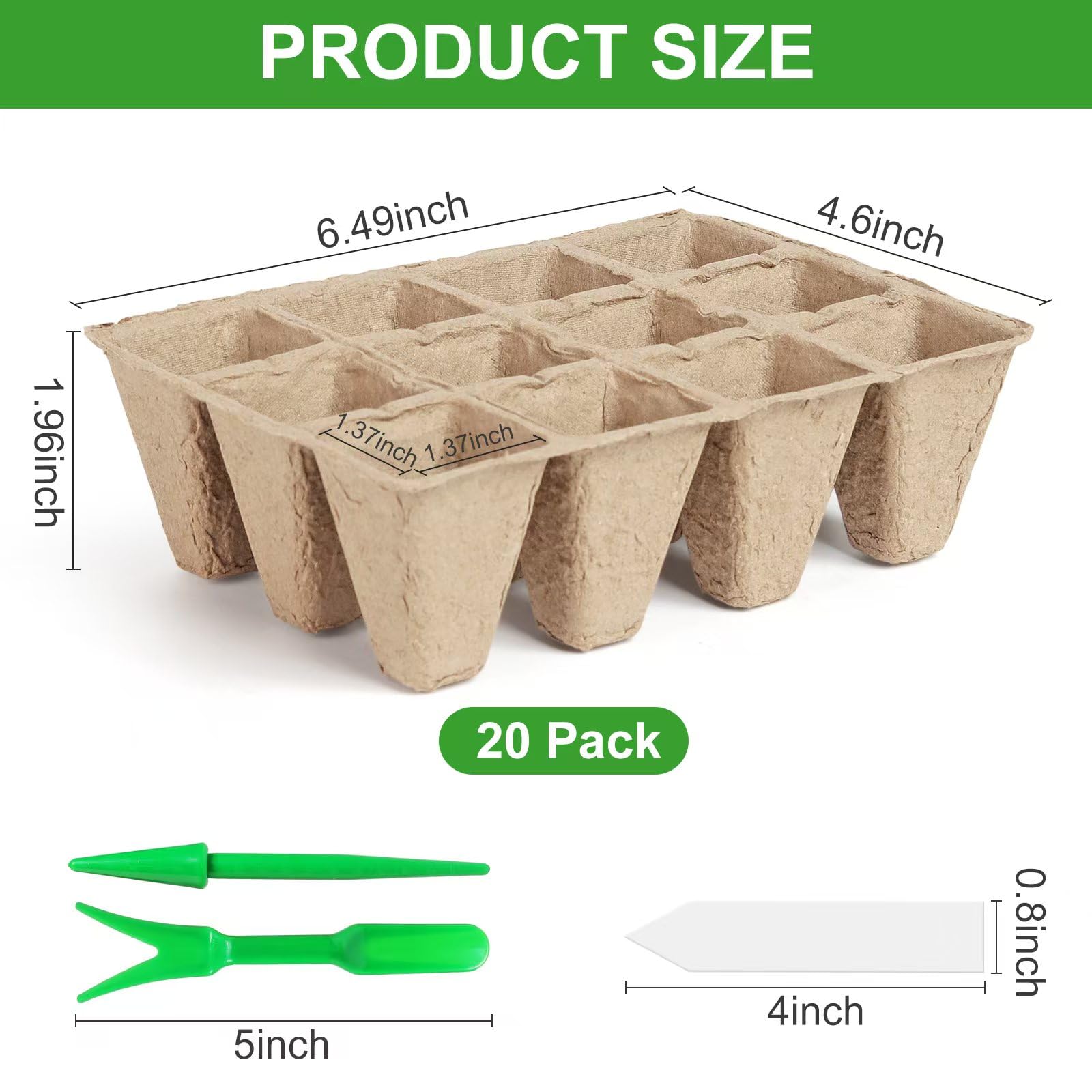 CRNHIGY transplanting tools set enabling gentle seedling relocation without root damage
