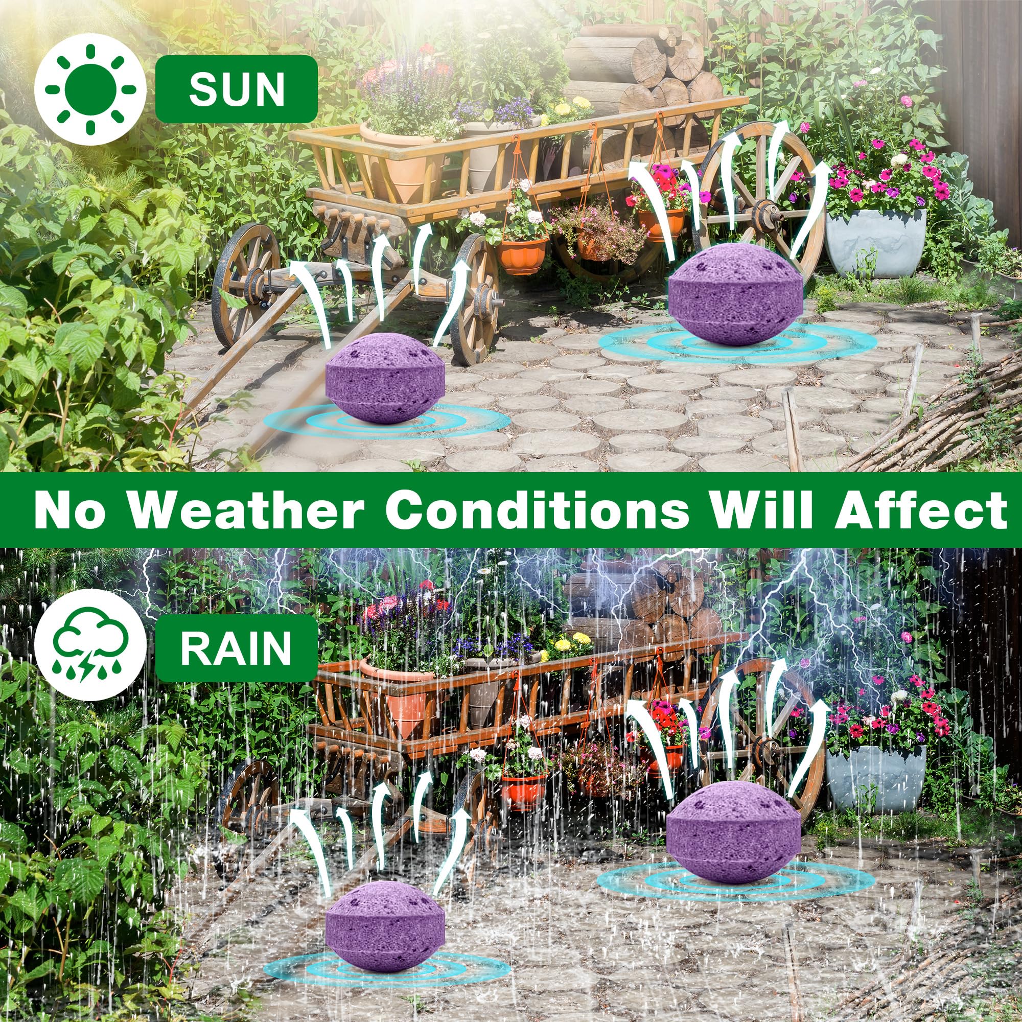 Crobirware easy no-mess setup for indoor and outdoor use.