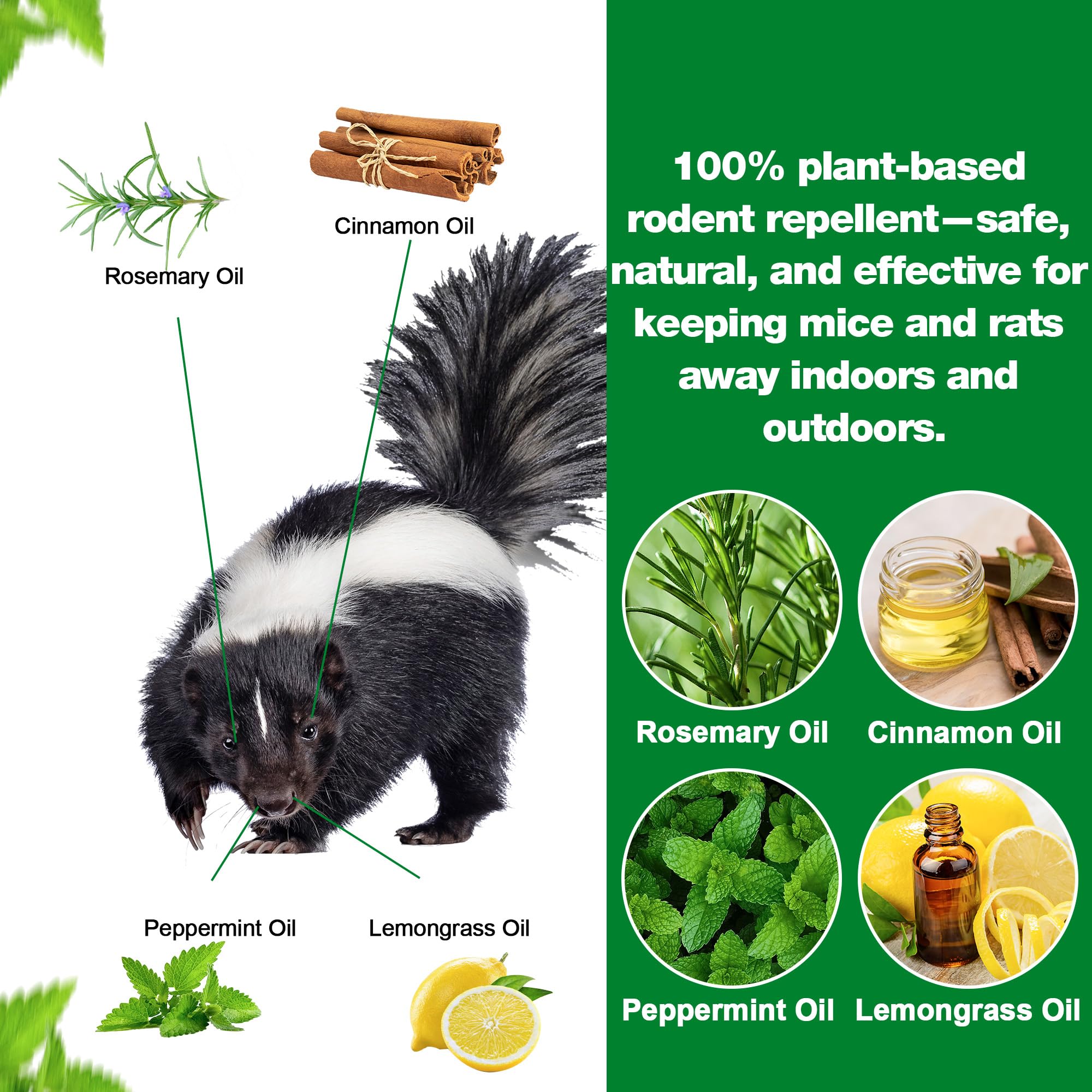 Crobirware raccoon repellent pouches hung near doors protect kids and pets.