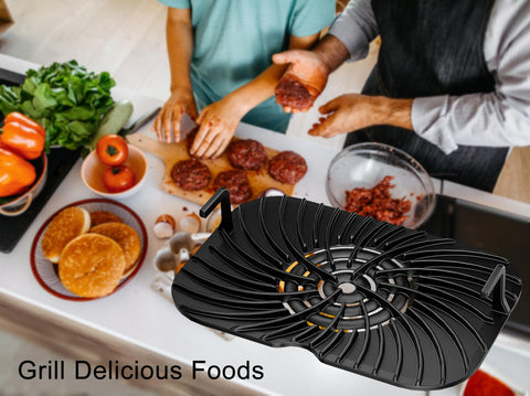 Croask dishwasher-safe grate simplifies post-cook cleanup