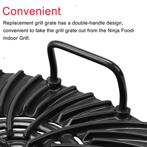 Croask Ninja Foodi grill grate double-handle design for easy removal