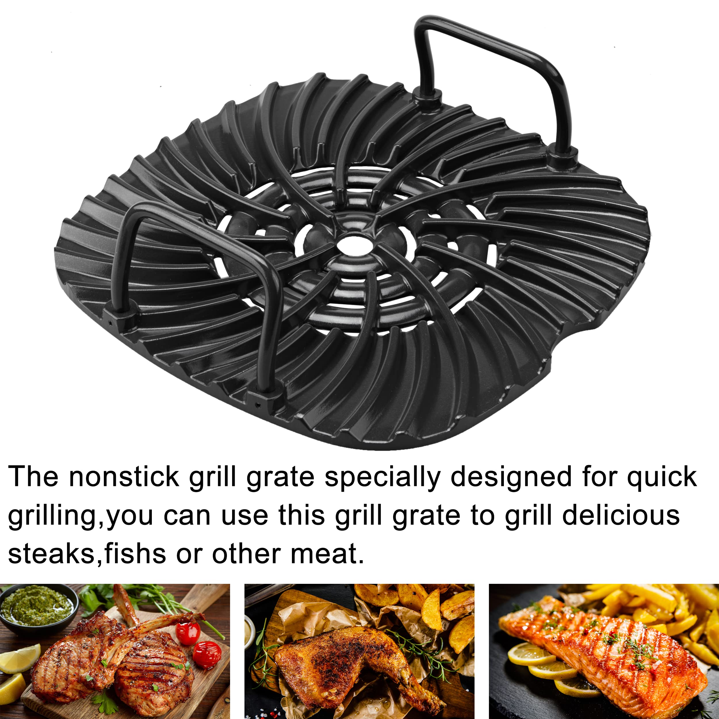 Croask Ninja Foodi grill grate enabling quick grilling of steaks and chicken