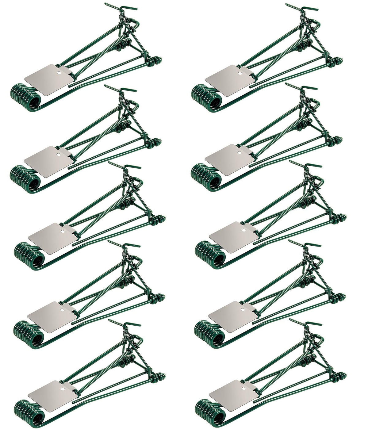 Crobirware 10-pack gopher traps set for versatile outdoor pest control.