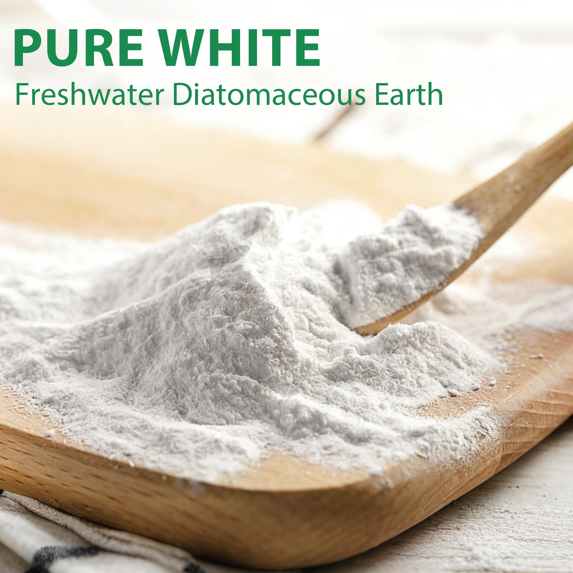 Crobirware Diatomaceous Earth used in garden beds for outdoor pest management.