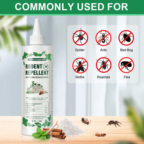 Crobirware Diatomaceous Earth with powder duster included for precise application.