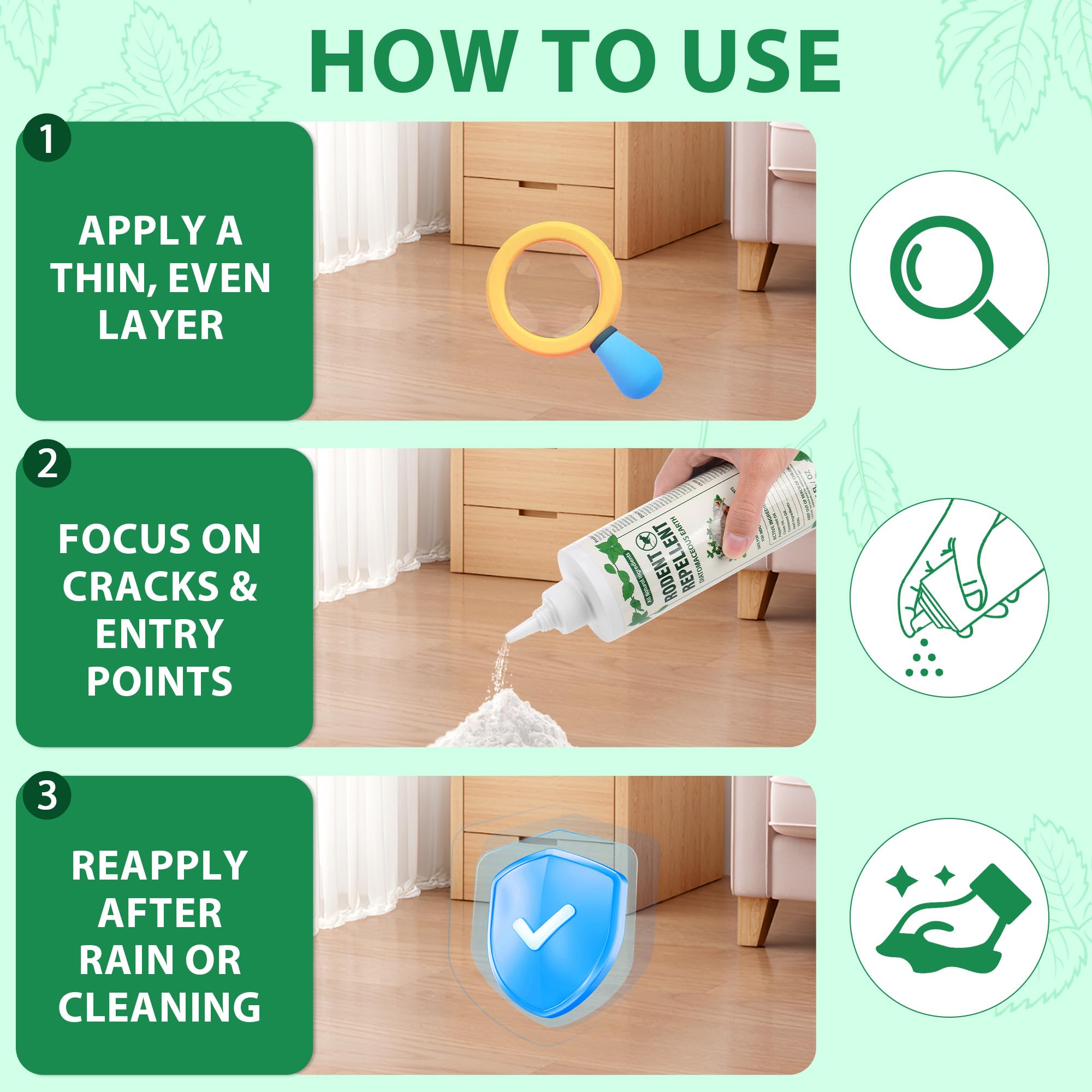 Crobirware Diatomaceous Earth in a spill-free spout bottle ready to use.