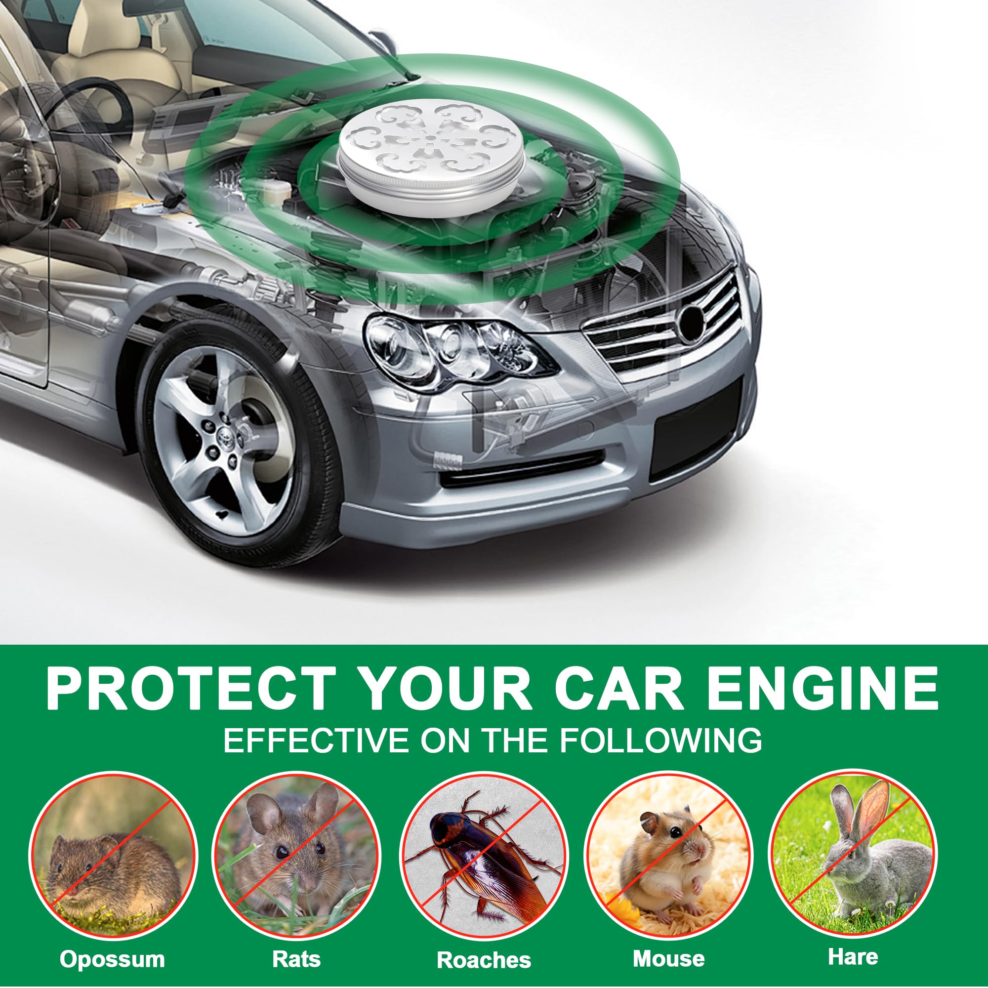 Crobirware indoor outdoor rodent repellent ideal for garages and sheds