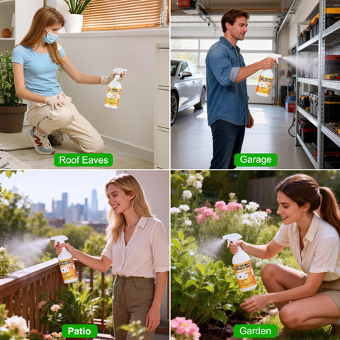 Crobirware Kid- and pet-friendly spray suitable near food prep areas.